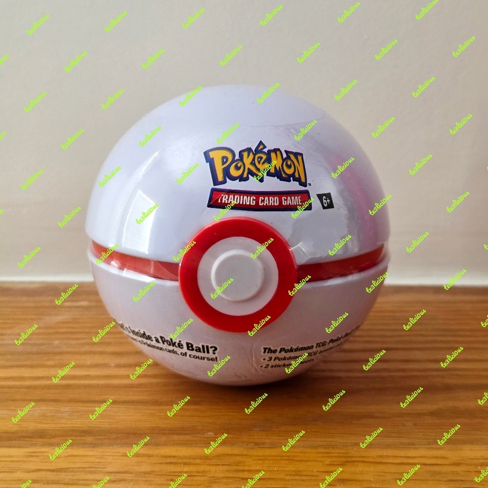 POKÉMON TCG: POKÉMON POKÉ BALL PREMIER WHITE TIN TRADING CARD